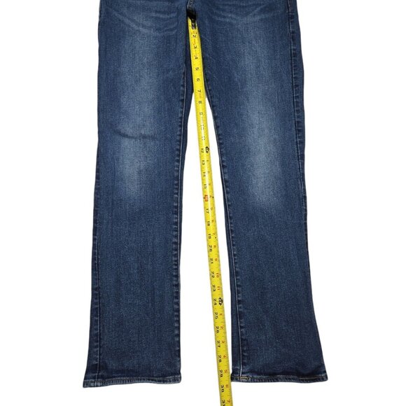 G Star 3301 Jeans Mens 32x32 Blue Straight Leg Raw Button Fly Dark Wash Stretch - Picture 4 of 16